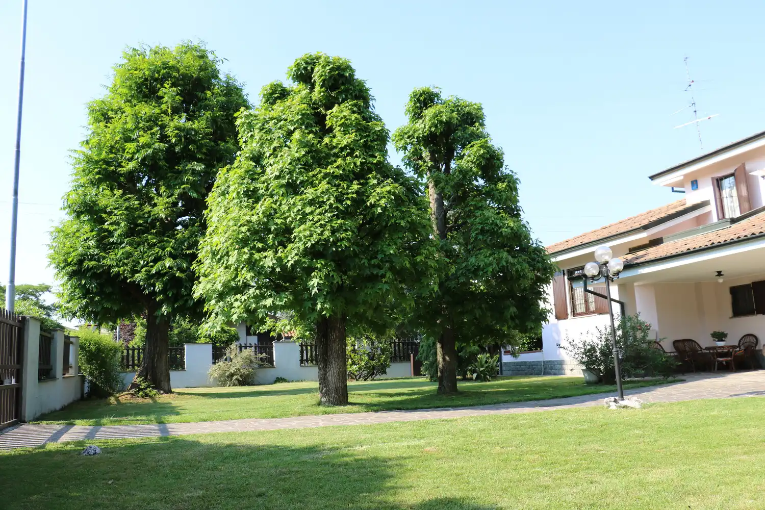 Villa singola in centro a Massalengo vista parco (29)