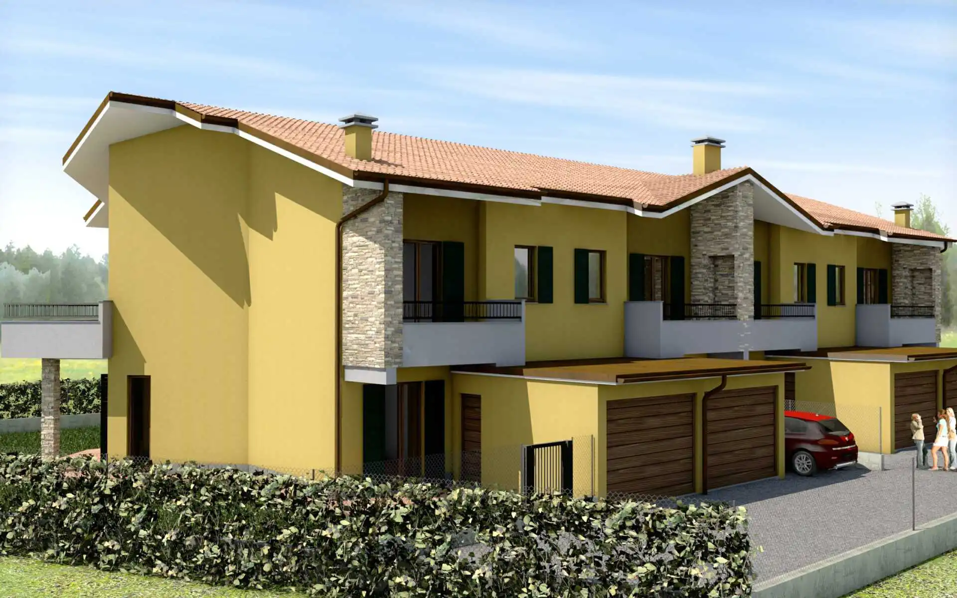 Terreno edificabile in vendita in Brianza a Cornate d'Adda Progetto (5)