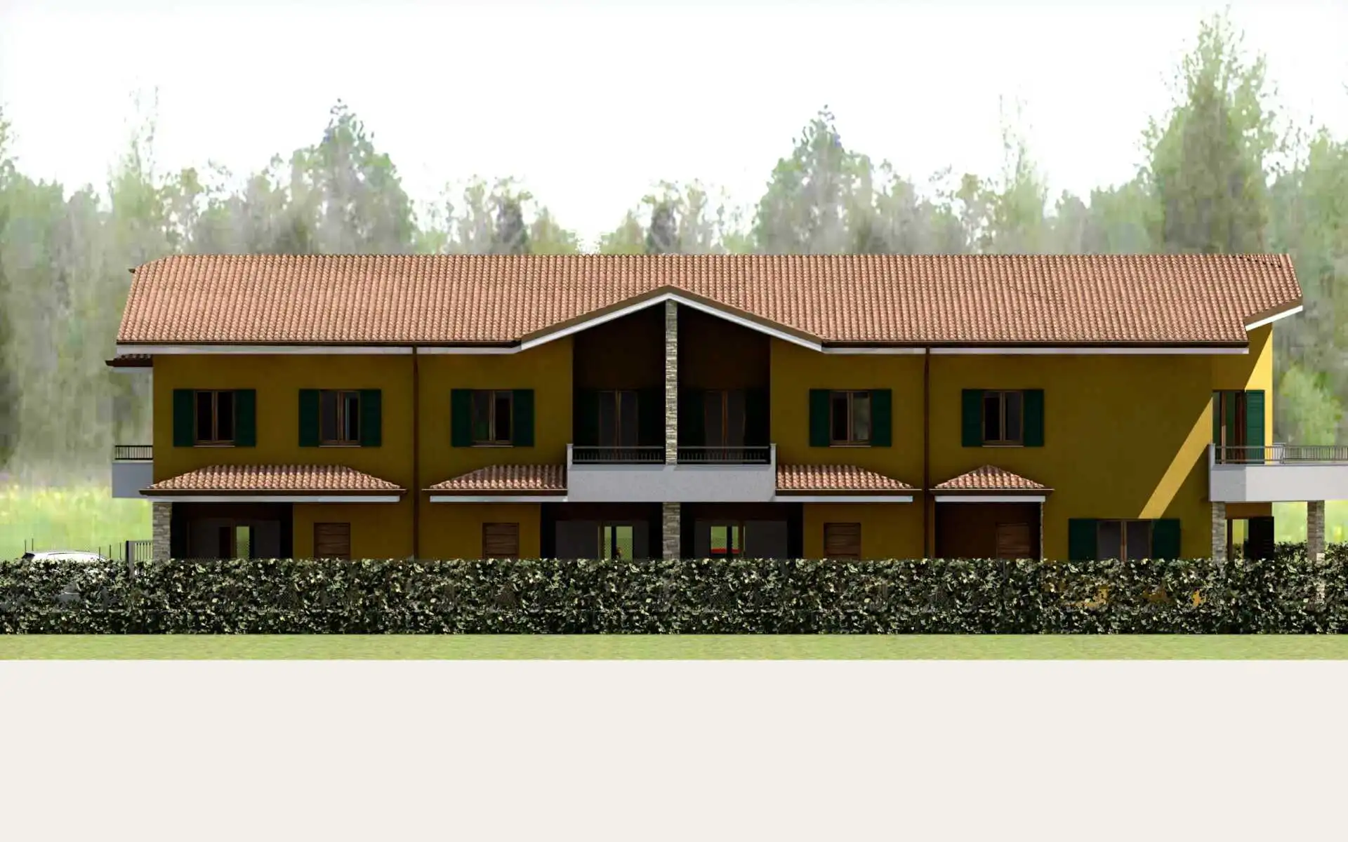 Terreno edificabile in vendita in Brianza a Cornate d'Adda Progetto (6)
