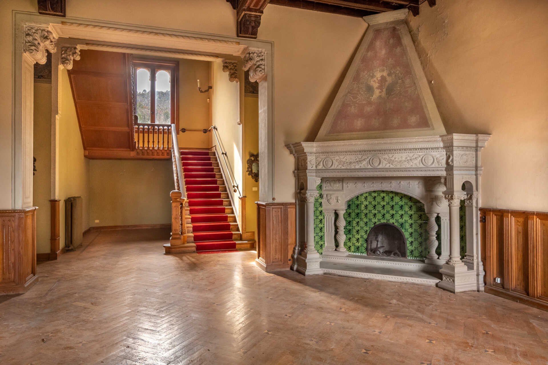 Villa in stile Castello neo-mediovale Arezzo Toscana (9)