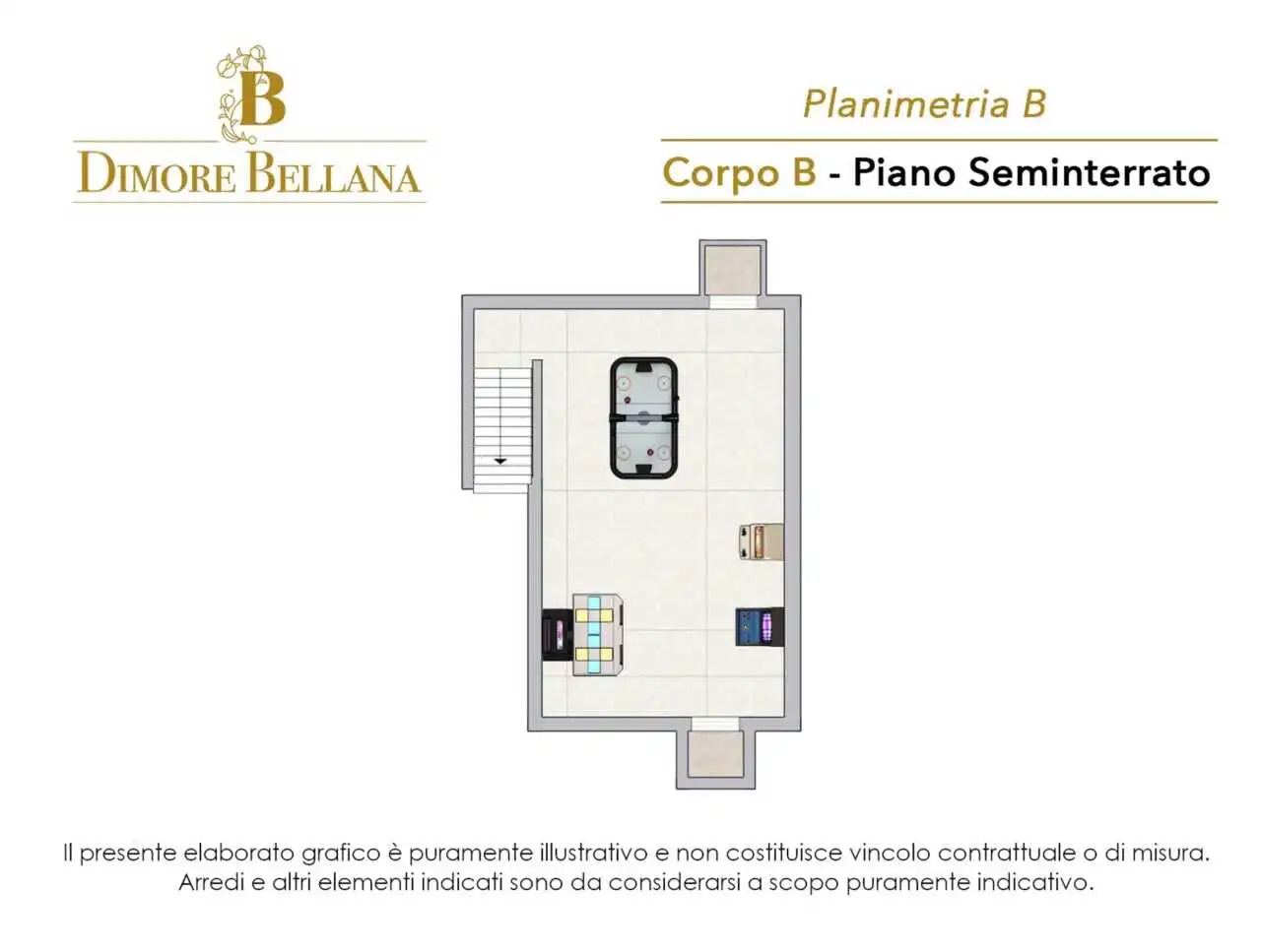 LOTTO B - PIANO INTERRATO-in-vendita-a-bellusco-proprieta-con-2-appartamenti-giardino-deposito