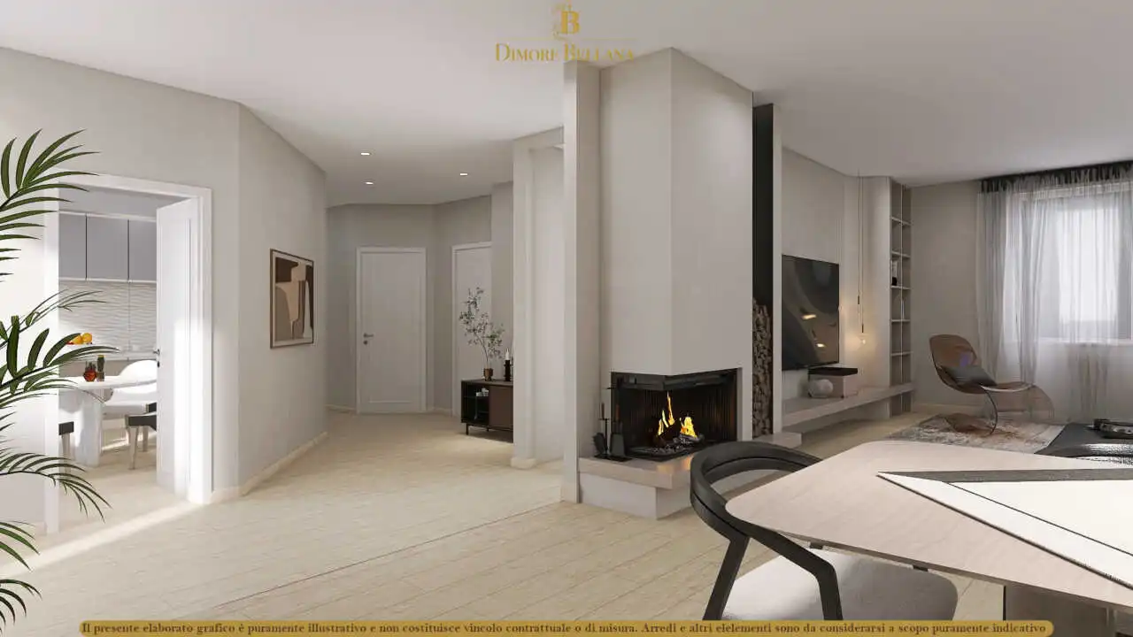 in-vendita-a-bellusco-proprieta-con-2-appartamenti-giardino-deposito-Living Corpo B vista B
